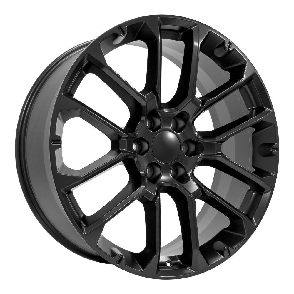 24" Replica Wheel fits Chevrolet Suburban 1500 - CV67 Satin Black