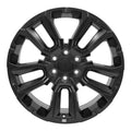 22" Replica Wheel fits Chevrolet Suburban 1500 - CV68 Satin Black
