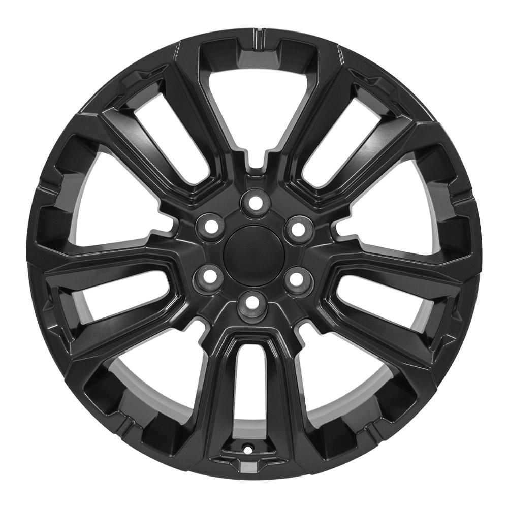 22" Replica Wheel fits Chevrolet Suburban 1500 - CV68 Satin Black