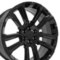 24" Replica Wheel fits Chevrolet Suburban 1500 - CV68 Black