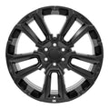 24" Replica Wheel fits Chevrolet Suburban 1500 - CV68 Satin Black