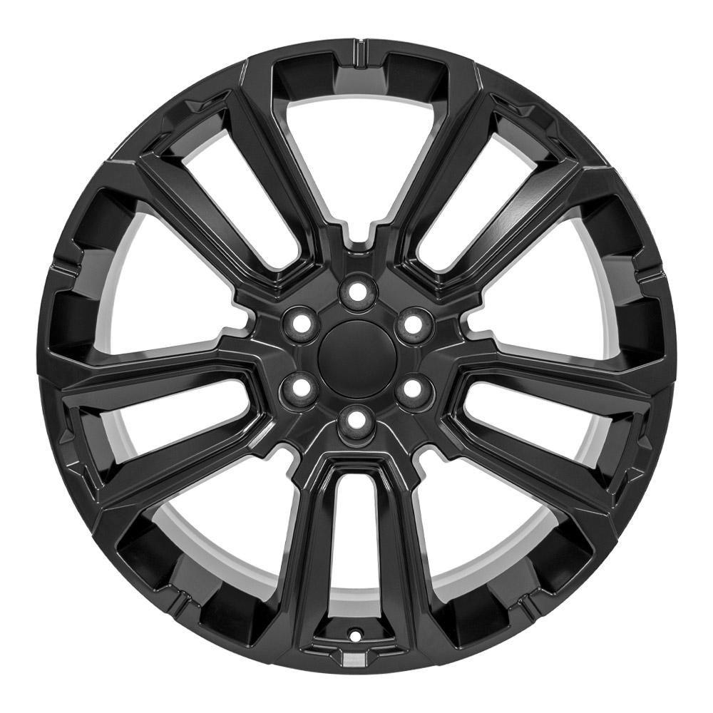 24" Replica Wheel fits Chevrolet Suburban 1500 - CV68 Satin Black