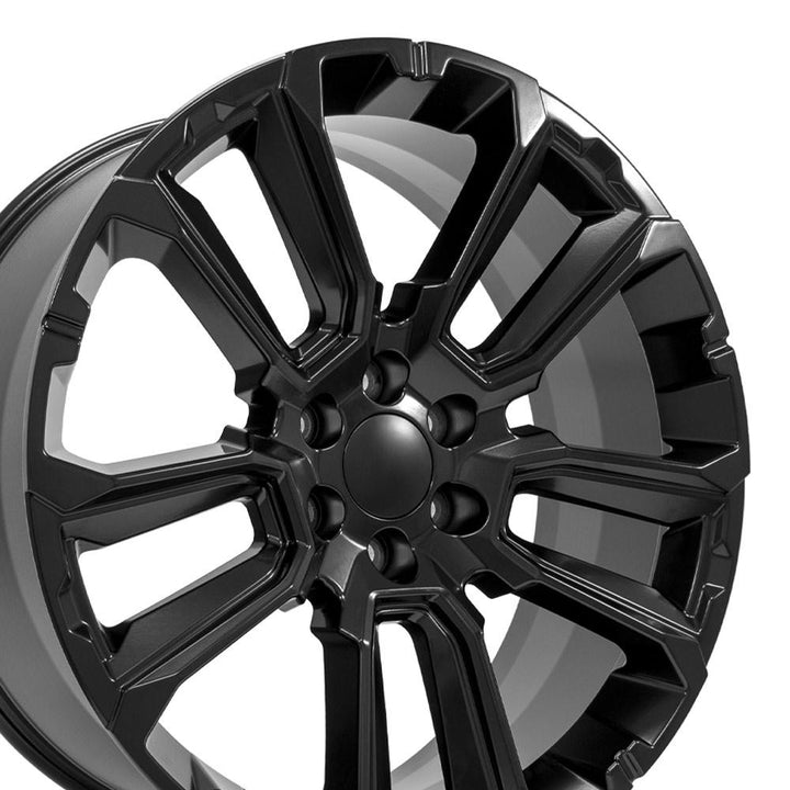 24" Replica Wheel fits Chevrolet Suburban 1500 - CV68 Satin Black
