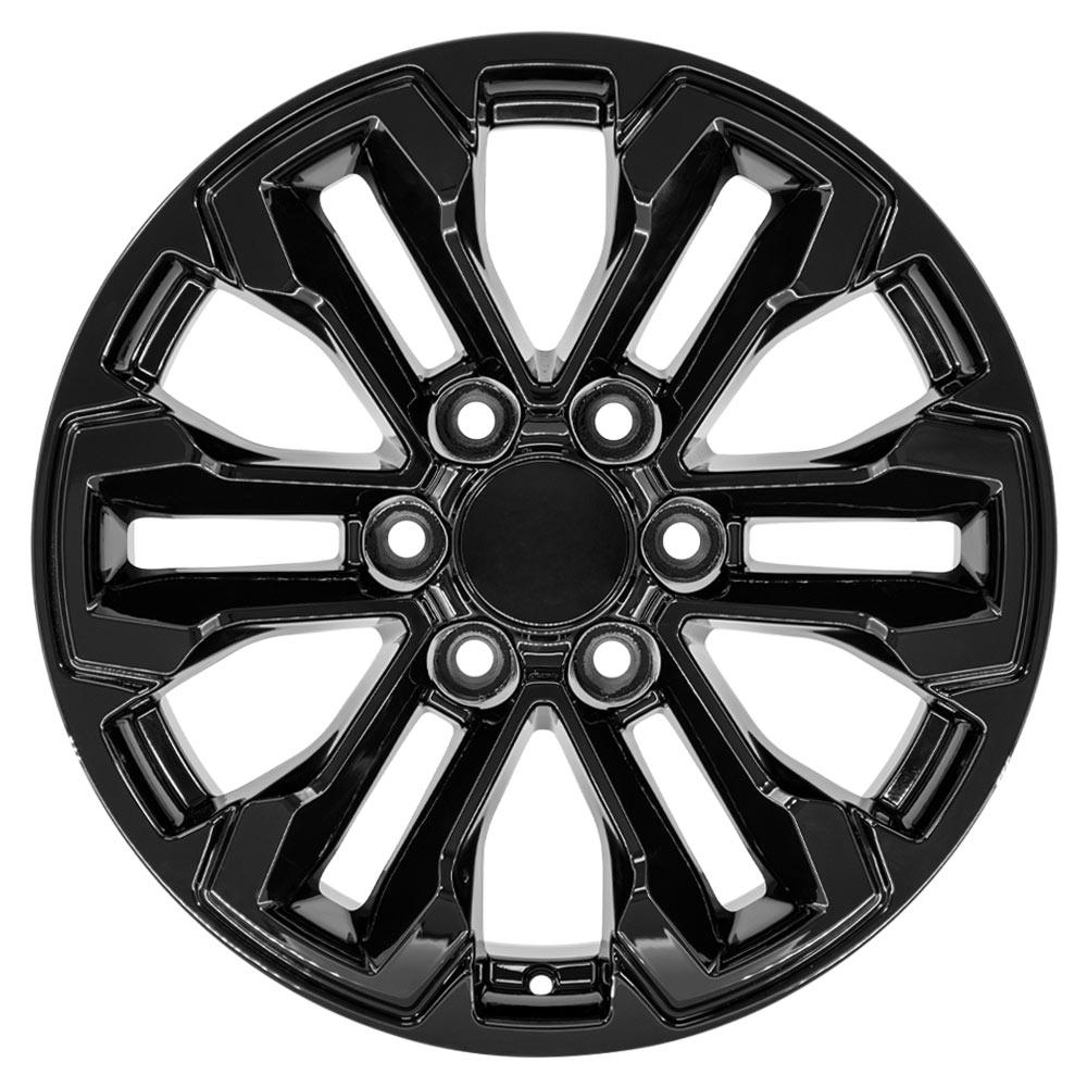 18" Replica CV69 fits Chevrolet Silverado Gloss Black