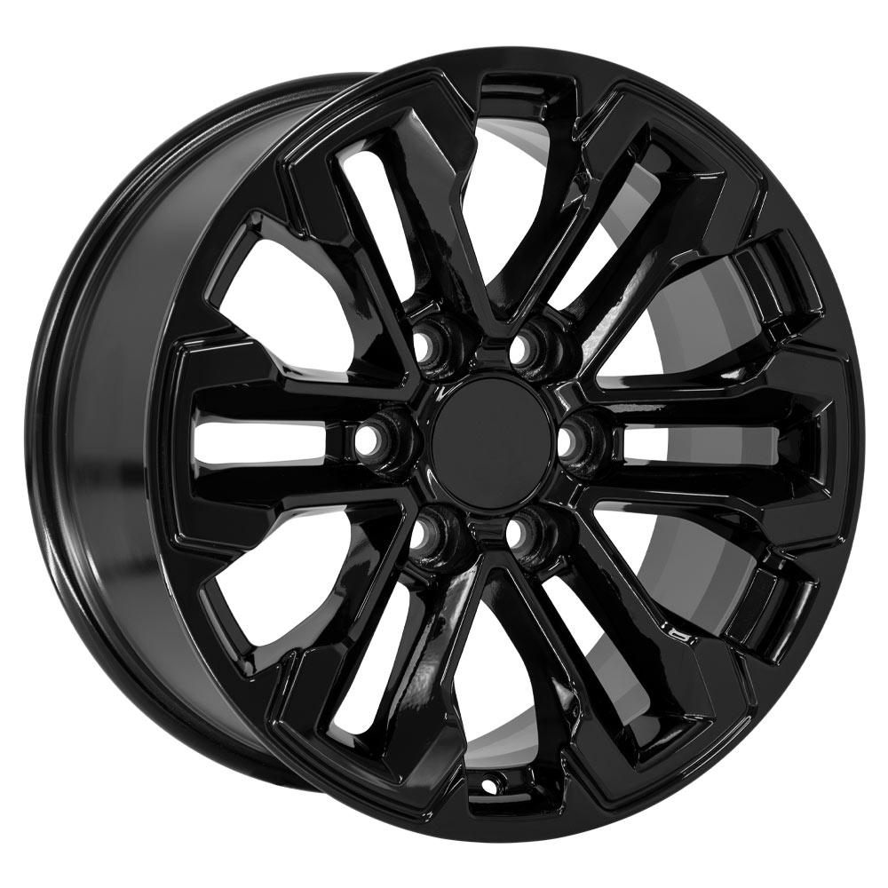 18" Replica CV69 fits Chevrolet Silverado Gloss Black