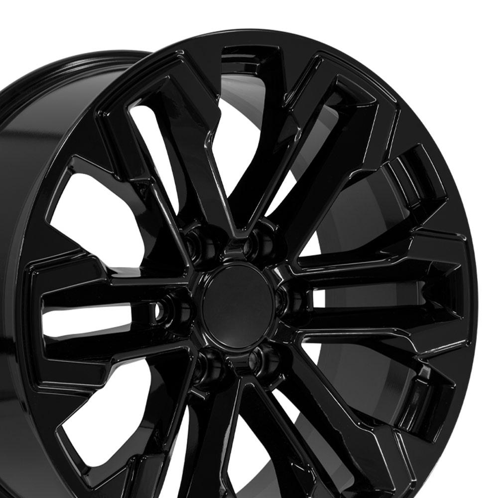 20" Replica CV69 fits Chevrolet Silverado Gloss Black