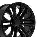 20" Replica CV69 fits Chevrolet Silverado Gloss Black
