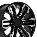 20" Replica CV69 fits Chevrolet Silverado Gloss Black