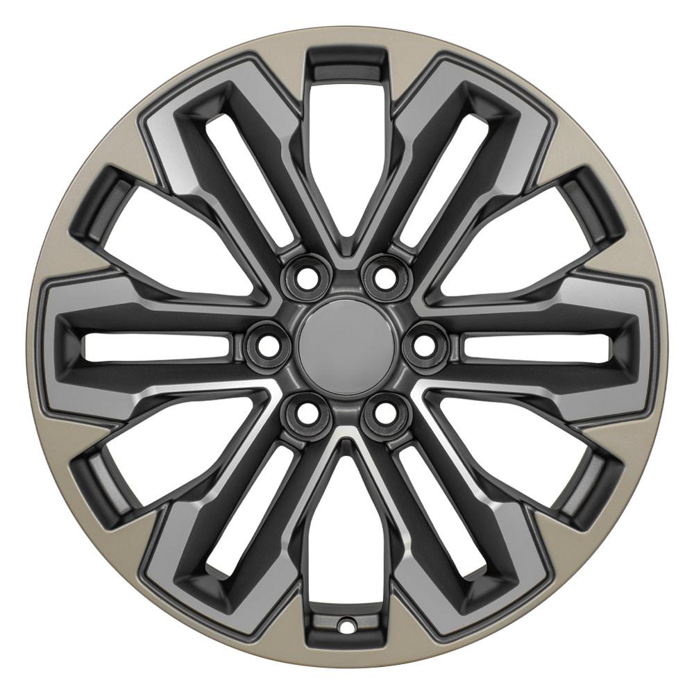 20" Replica CV69 fits Chevrolet Silverado Gunmetal