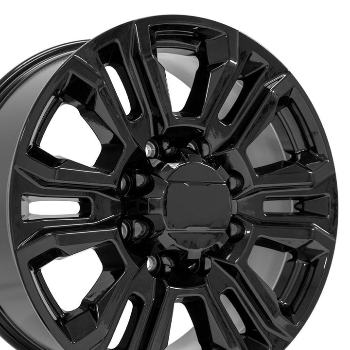 20" Replica CV70B fits GMC Sierra 2500 3500 HD Denali Gloss Black