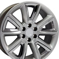 CV73 20x8.5 Hyper Black with Chrome Insert WHEELS