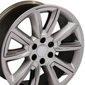 CV73 20x8.5 Hyper Black with Chrome Insert WHEELS