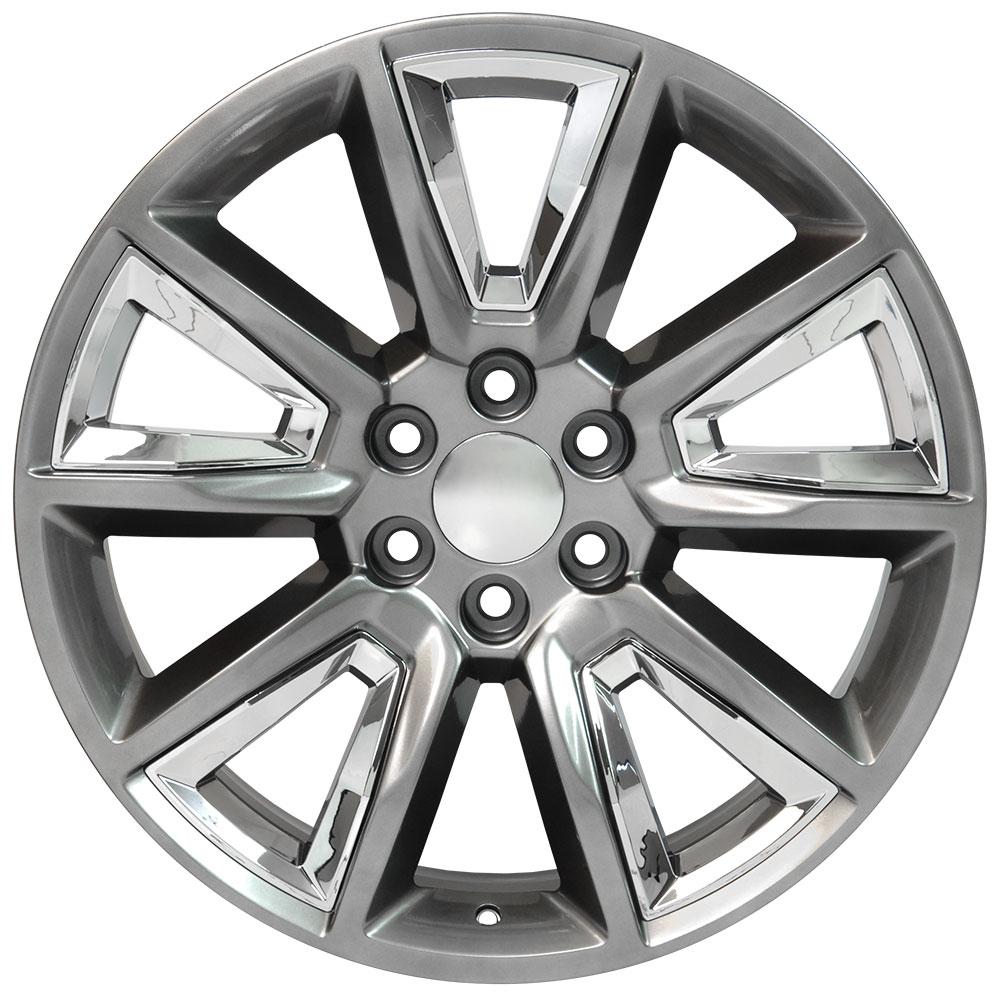 22" Replica CV73B fits Chevrolet Tahoe Hyper w/Chrome