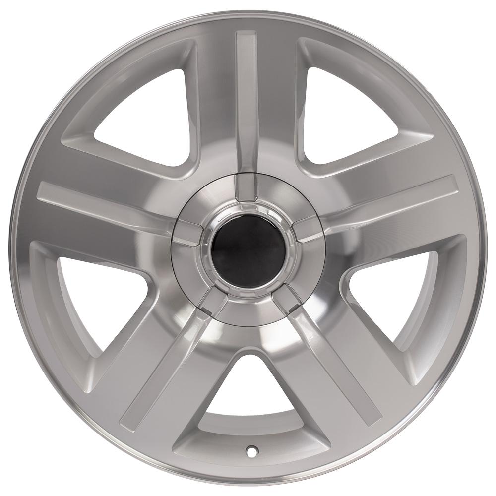 20" Replica CV84 fits Chevrolet Silverado Silver