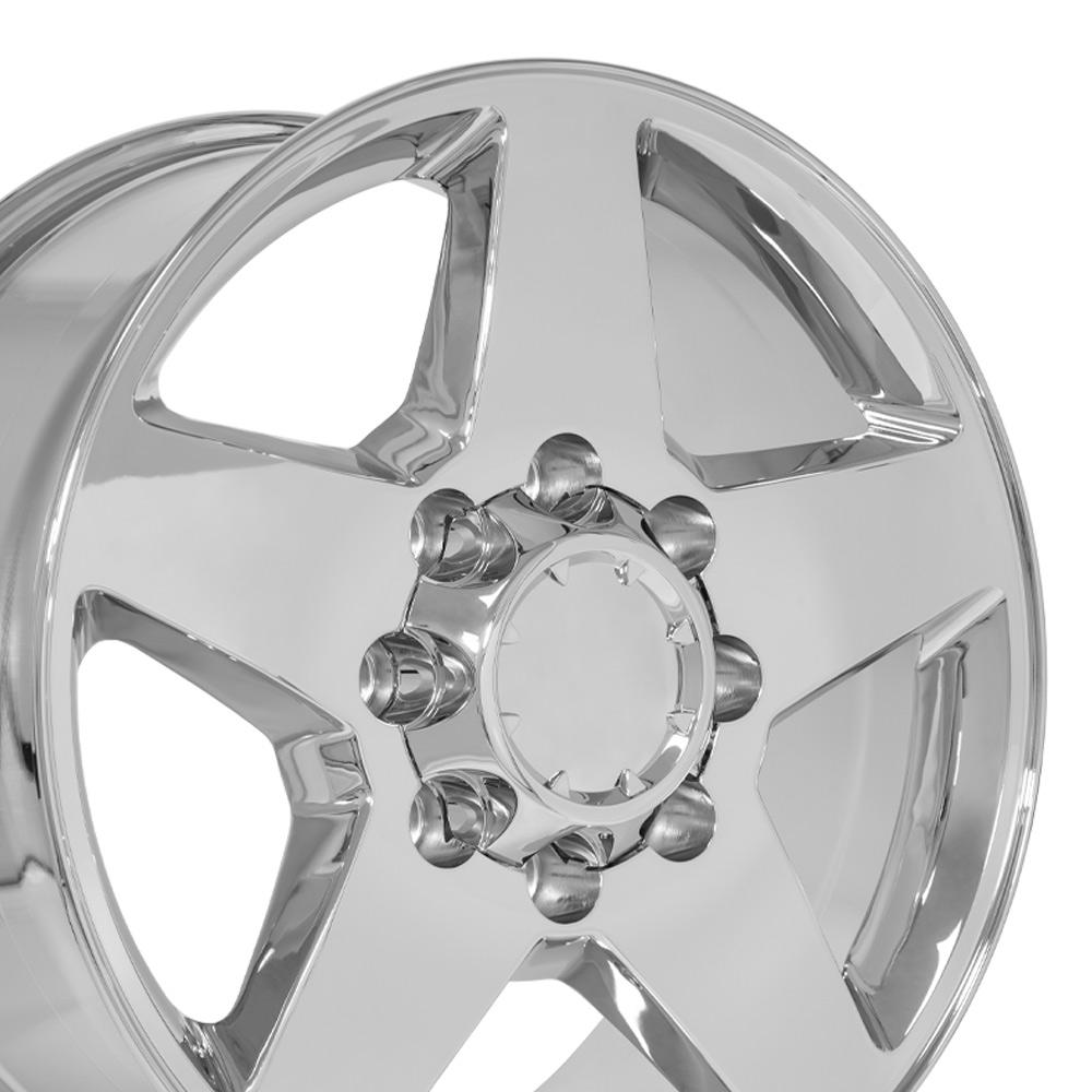 20" Replica CV91A fits 8 Lug Chevrolet Chrome