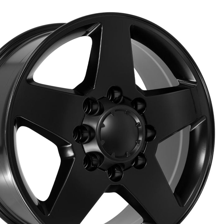 20" Replica CV91B fits 8 Lug Chevrolet Black