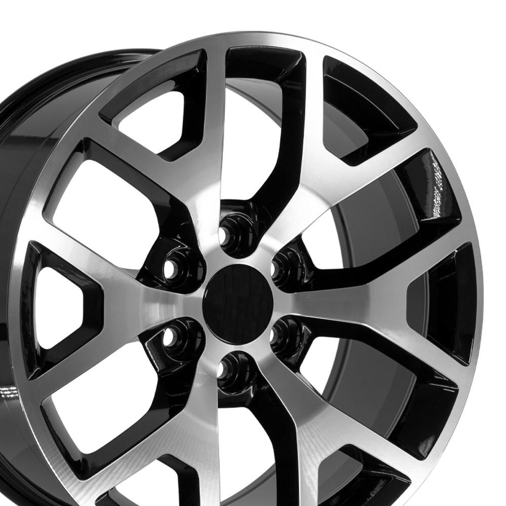 CV92 20x9 Black Machined WHEELS