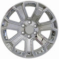 22" Replica CV93B fits Chevy Silverado Chrome with Chrome Insert