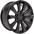 22" Replica CV95 fits Chevrolet Silverado Black