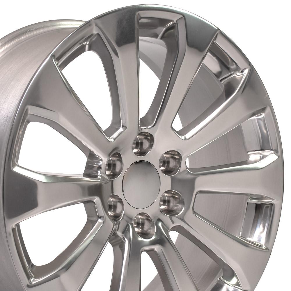 22" Replica CV95 fits Chevrolet Silverado Polished