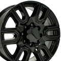 20" Replica CV96B fits GMC Sierra 2500/3500 Gloss Black