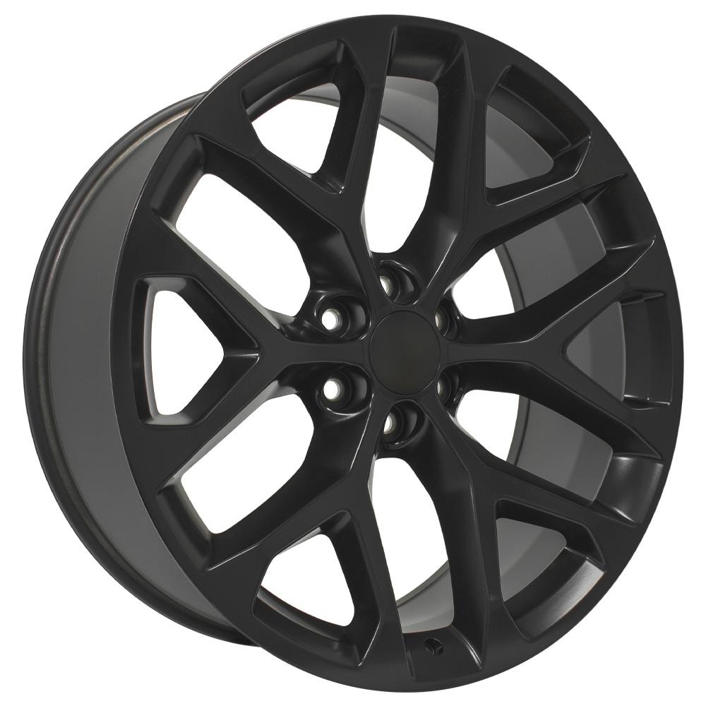 24" Replica CV98B fits Chevy Silverado Satin Black