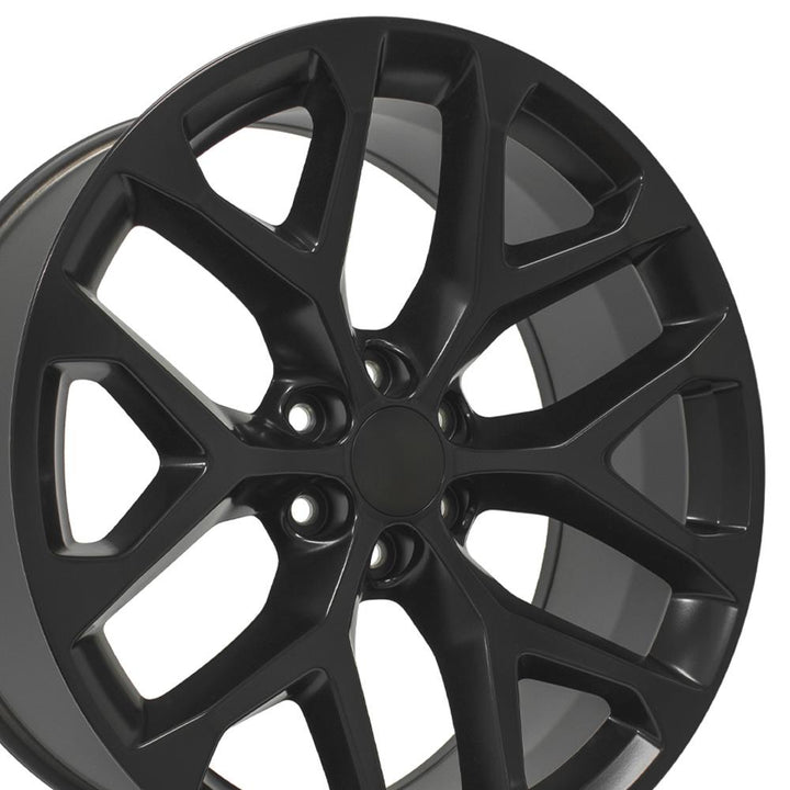 24" Replica CV98B fits Chevy Silverado Satin Black