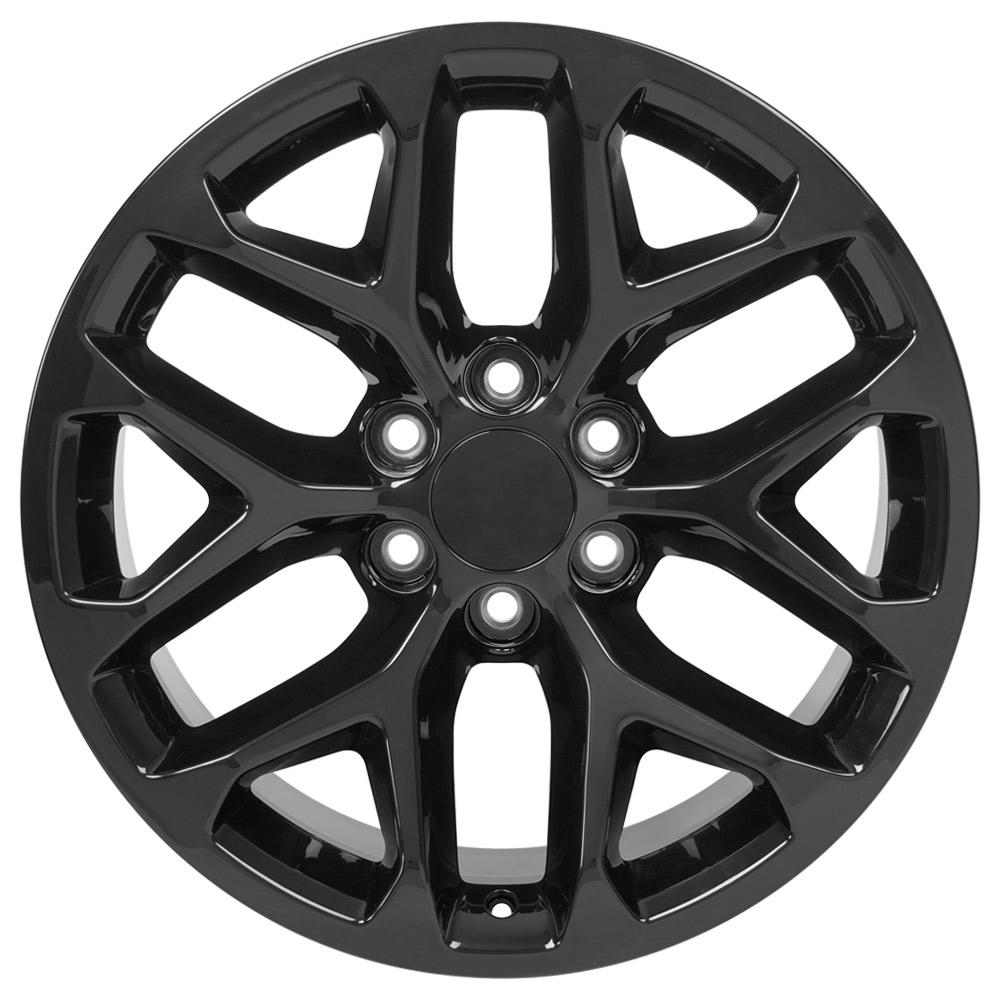 20" Replica CV98B fits Chevy Silverado Black