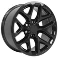 20" Replica CV98B fits Chevy Silverado Black