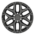 20" Replica CV98B fits Chevy Silverado Black Milled