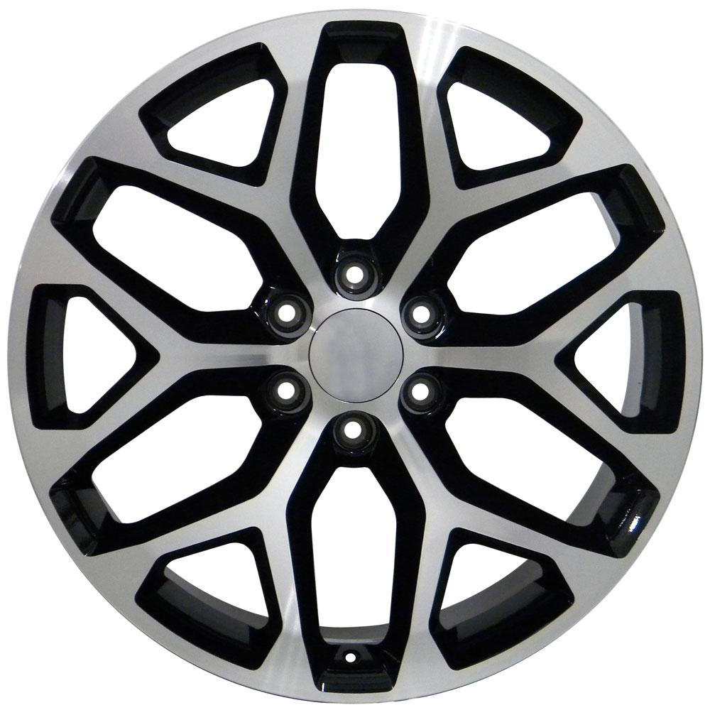 CV98 20x9 Black Machined WHEELS