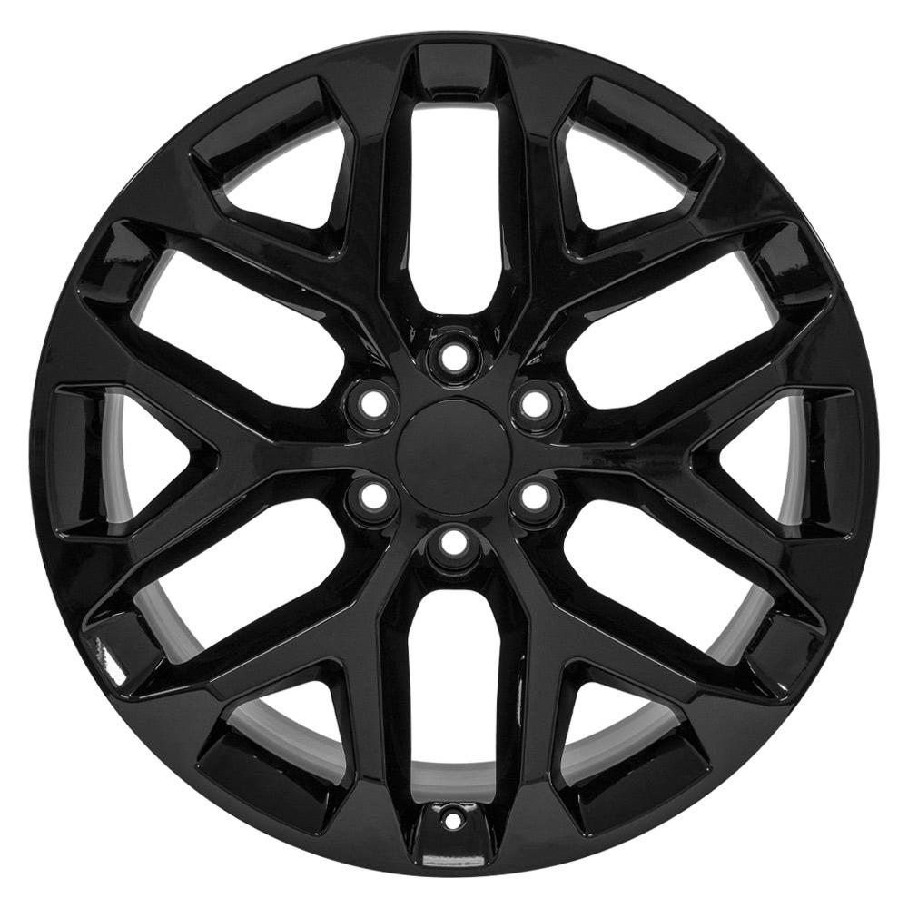 22" Replica CV98B fits Chevy Silverado Gloss Black