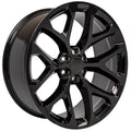 24" Replica CV98B fits Chevy Silverado Gloss Black