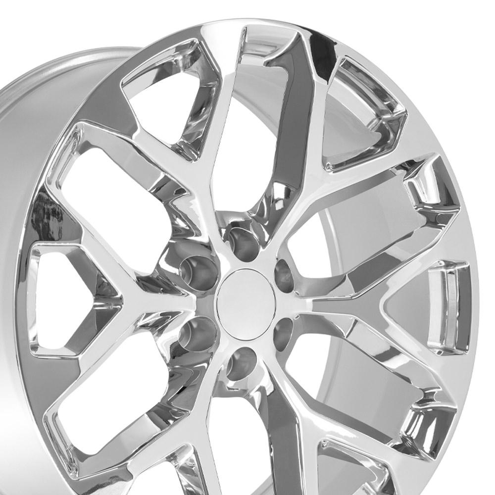 24" Replica CV98B fits Chevy Silverado Chrome