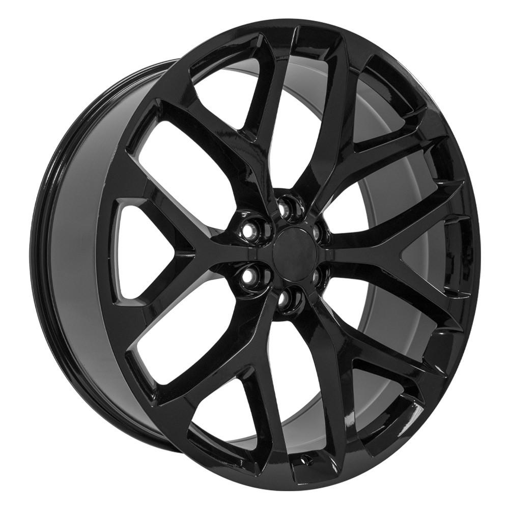 26" Replica Wheel fits Chevrolet Silverado 1500 - CV98B Black