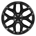 26" Replica Wheel fits Chevrolet Silverado 1500 - CV98B Satin Black