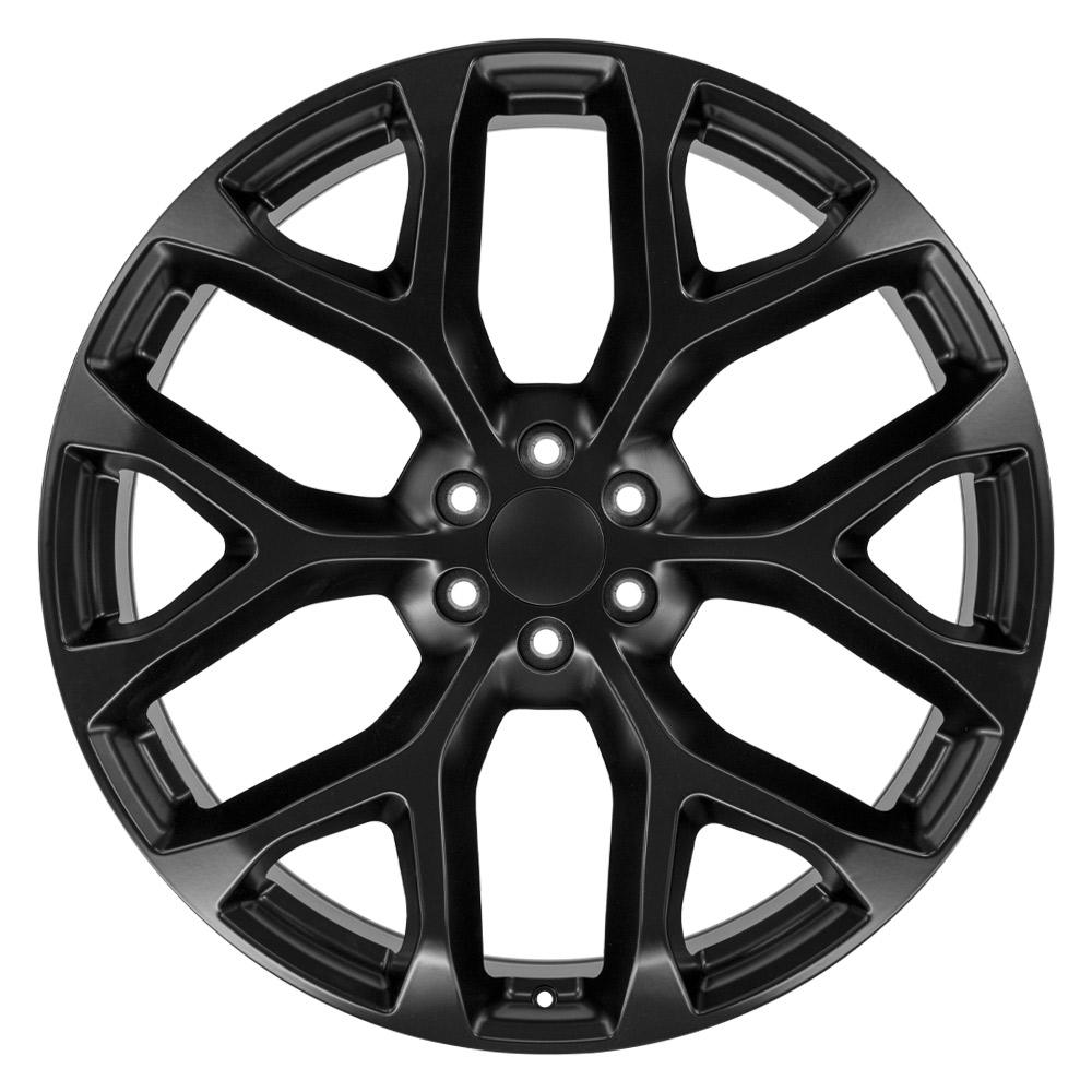 26" Replica Wheel fits Chevrolet Silverado 1500 - CV98B Satin Black