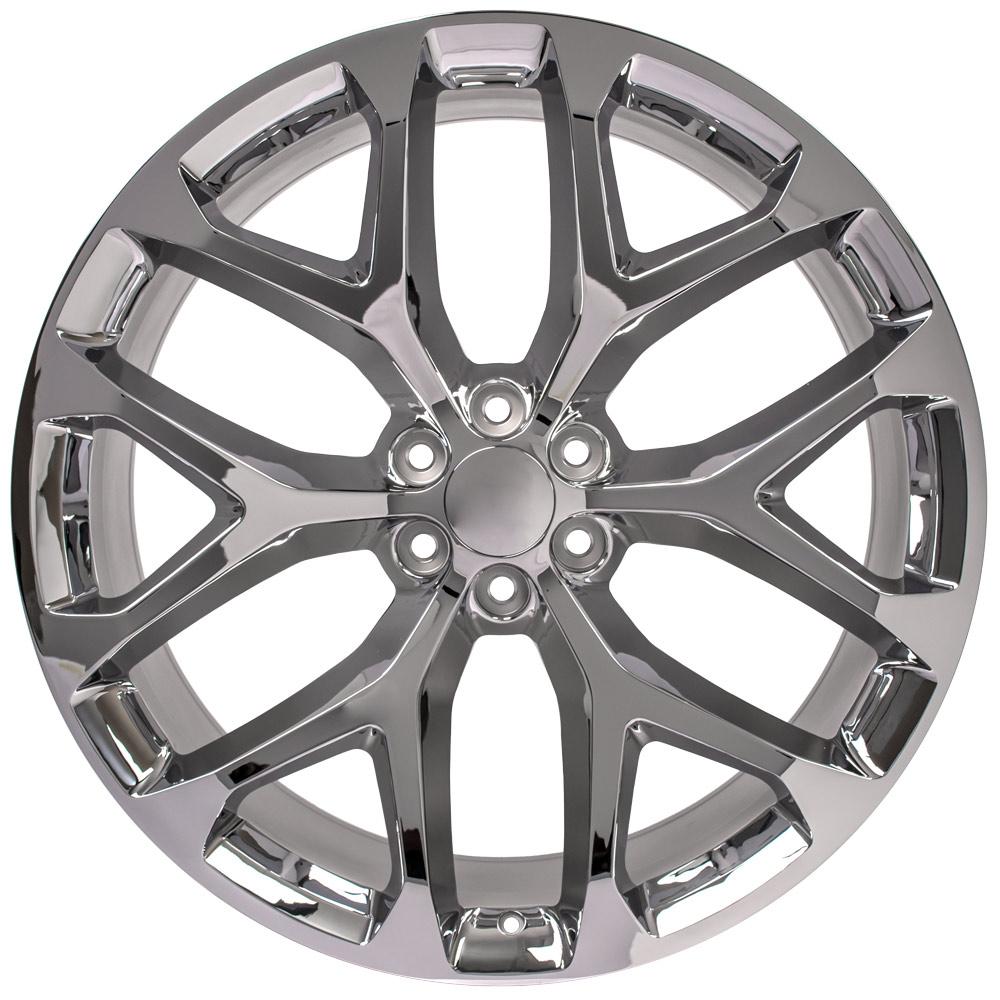 26" Replica CV98B fits Chevy Silverado Chrome