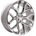 26" Replica CV98B fits Chevy Silverado Chrome