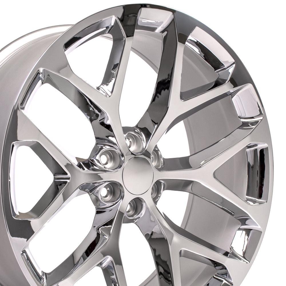 26" Replica CV98B fits Chevy Silverado Chrome