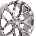 26" Replica CV98B fits Chevy Silverado Chrome