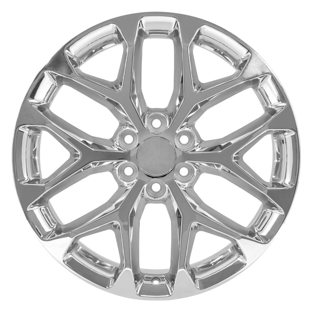 22" Replica CV98C fits Chevrolet Silverado 1500 Chrome