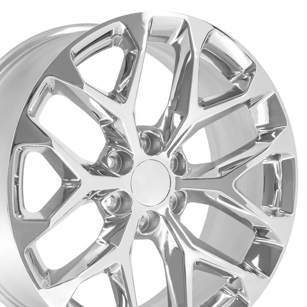 22" Replica CV98C fits Chevrolet Silverado 1500 Chrome