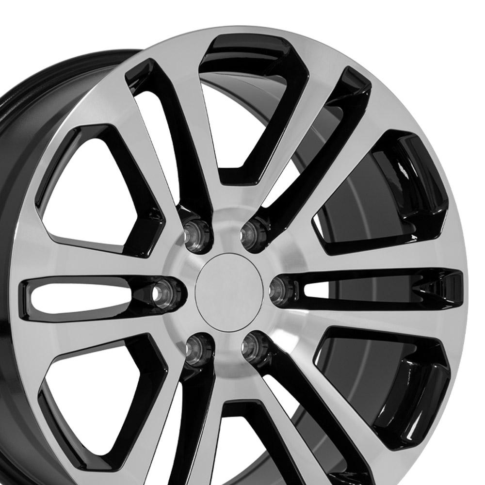 CV99 20x9 Black Machined WHEELS