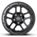 DF01 17x8 Satin Black  WHEELS