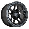 DF01 17x8 Satin Black  WHEELS