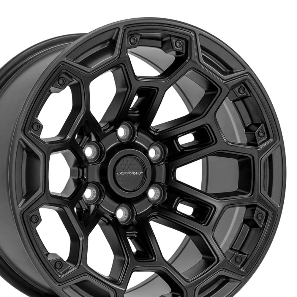 DF03 18x9 Satin Black w/ Satin Charcoal WHEELS