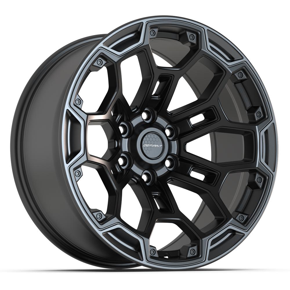 DF03 20x9 Satin Black w/ Satin Charcoal WHEELS