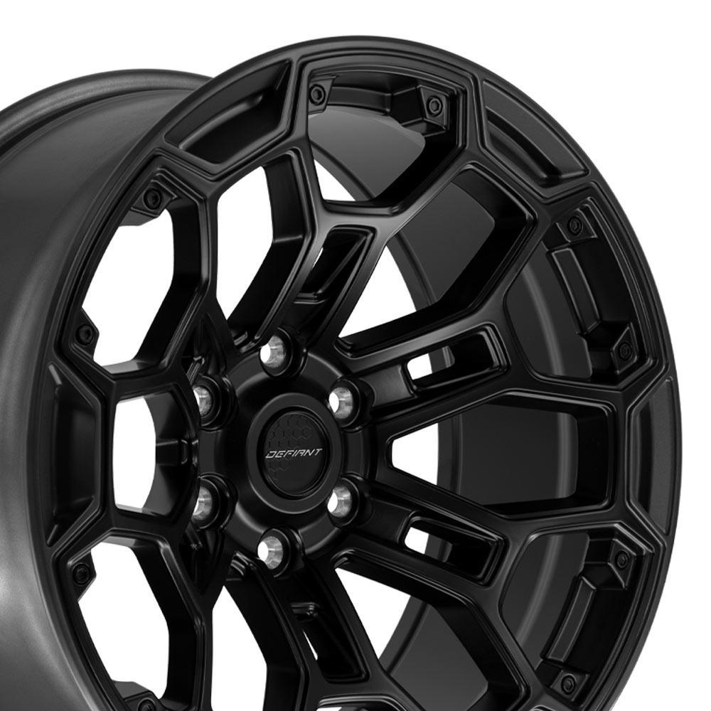 DF03 20x9 Satin Black w/ Satin Charcoal WHEELS