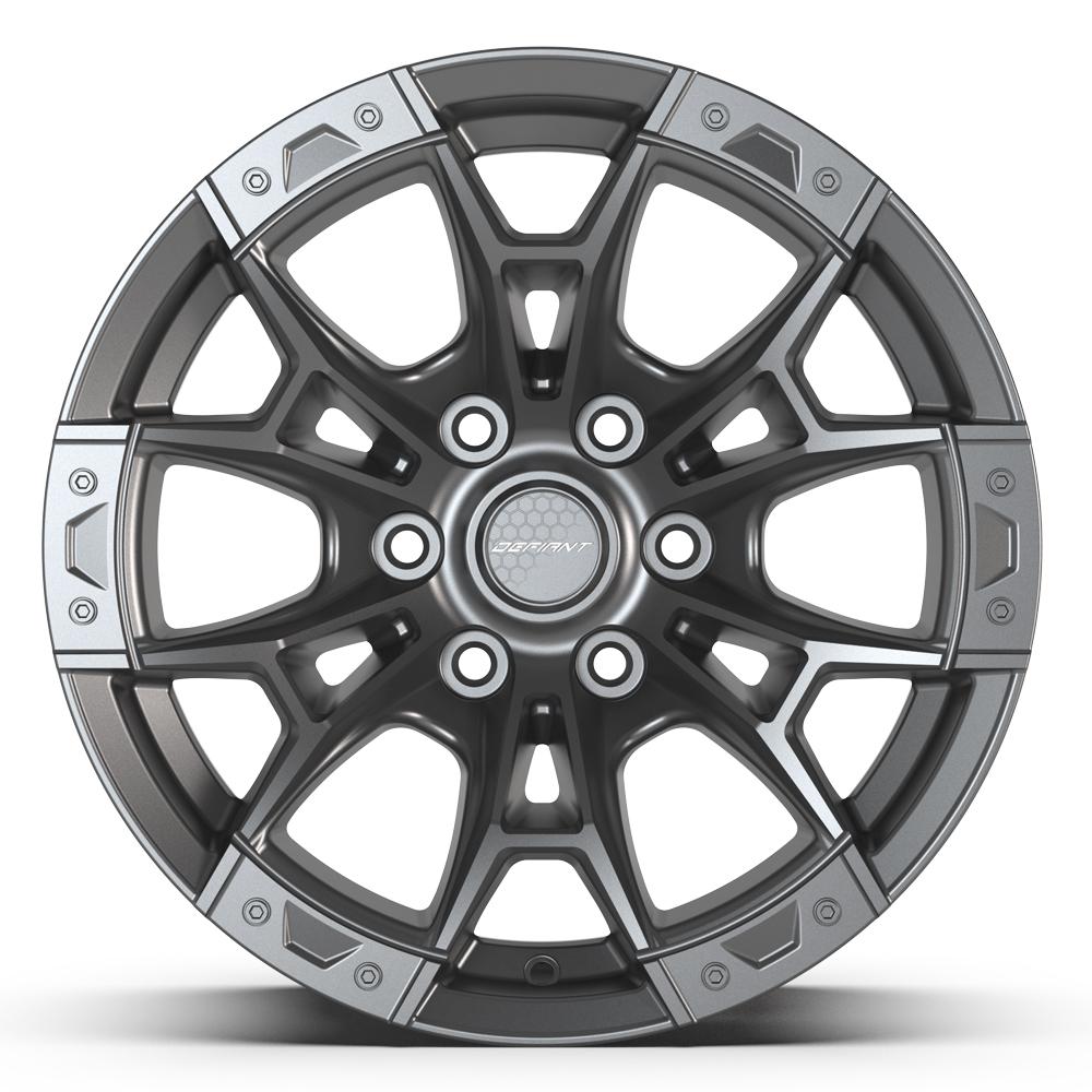 DF04 17x9 Dark Satin Charcoal WHEELS